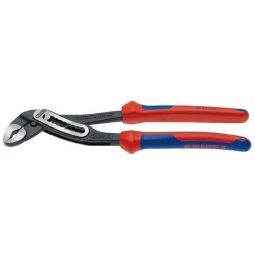 KNIPEX Alligator Wasserpumpenzange auf SB-Karte mit schlanken Mehrkomponenten-Hüllen 250 mm, 88 02 250 SB