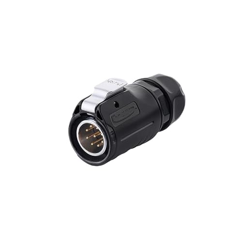 Conector rápido LP20 de 9 pines con enchufe macho impermeable para cable eléctrico 2