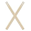 AOVNA 2 Pairs Wooden Drum Sticks Classic Maple Wood Drumsticks Tip Maple Drumstick for Child Adult #1