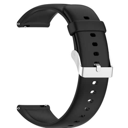 Correa de silicona compatible con CMF Watch 3 Pro negra miniatura 3