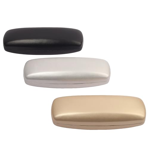 Image of VIVID Vision Unisex Adult Eyewear Specs Case Cover | Screw Driver | Free Cloth | Protect Eye Glasses | Chashma Dibbi | Spectacle Box | HINGE-SPRING | Metal | 3 IN 1