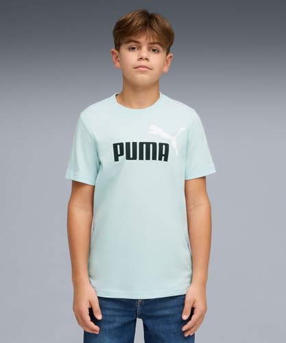 Image of Puma Boy Cotton Solid Regular Fit Tees