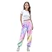 gsatuba Girls Fashion 2026 Baggy Sweatpants for Teen Boys Elastic Waist Tie Dye Sweat Pants Workout Athletic Kids Joggers Multicolor Warm Pants for Girls Size 13 Years