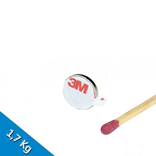 Preisvergleich Produktbild Auswahlangebot Neodym Magnet Scheibenmagnet Würfelmagnet Quadermagnet Stabmagnet Konusmagnet selbstklebend (3M Kleber selbstklebend, 12 x 2 mm Nickel N35)