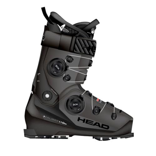 Best 110 Flex Ski Boots: Top Picks for Performance 13 Head Kaliber 110 MV GW BOA 2 Alpine Ski Boots (Anthracite/Black, 29.5)