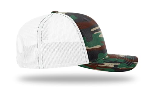 Image of Richardson 112 Trucker Hat - Premium Blank Baseball Cap, Adjustable Snapback Hat - Structured Six Panel Richardson Blank Hats