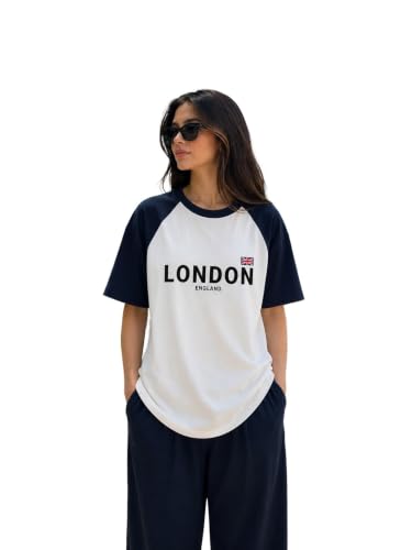 Image of ColorChakra Cotton Oversized Tshirt for Womens Down Shoulder Loose fit t-Shirt Women Baggy Style Oversize t-Shirt Korean fit