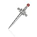 Eburya Welsh Dragon & Sword - Handgefertigter Kilt Pin mit dem walisischen Drachen