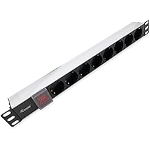Equip 333293 German POWER DISTRIBUTOR WITH 8 PORTS, ALUMINIUM HOUSING