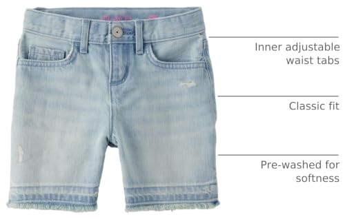 Image of The Children's Place Girls' Denim Bermuda Shorts