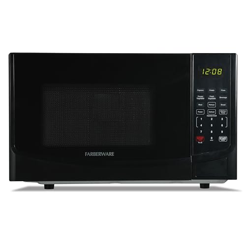 Farberware 0.9 Cu Ft Black Microwave