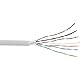 InLine 69977C Telefon-Kabel 12-adrig, 6x2x0,6mm, zum Verlegen, 25m Ring