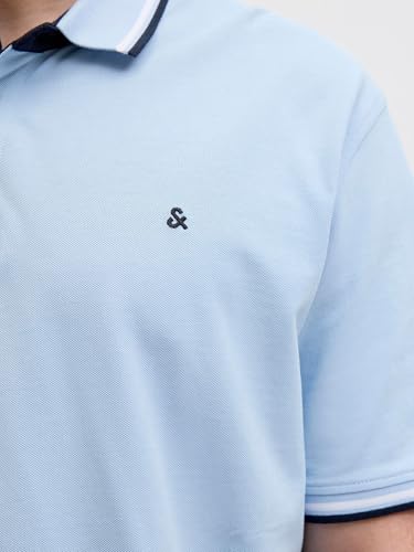 JACK & JONES Male Poloshirt Plus Size Einfarbig Poloshirt – Ansicht 5