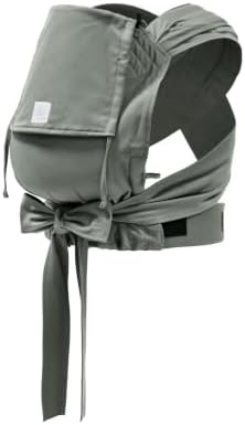 Stokke Limas Babytrage, Glacier Green – Bio-Baumwolle, ab Geburt bis 15 kg | 3 Trageoptionen: vor dem Bauch, auf der Hüfte & auf dem Rücken - Von Geburt (3,2 kg) bis Kleinkindalter