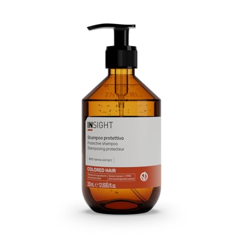 Insight Champú protector Colored Hair 350 ml | Ideal para cabellos teñidos o con mechas | Envase de cristal