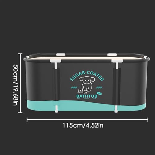 Bañera plegable de silicona portátil para bebés y adultos que ahorra espacio en el hogar 2