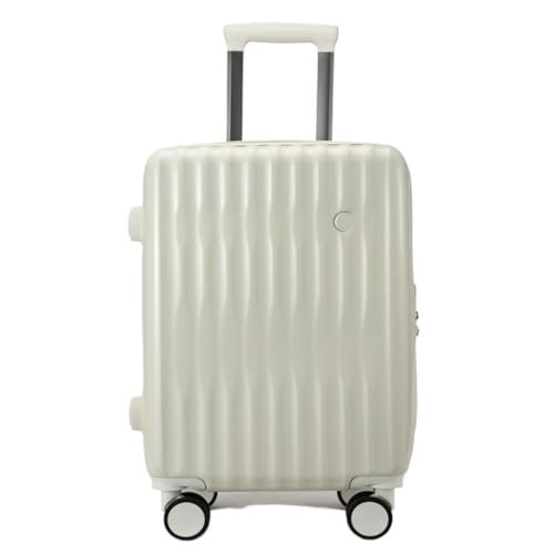 Suitcase Stylish and Multifunctional Suitcases, Essential for Travel Luggage(Bianca,22in)