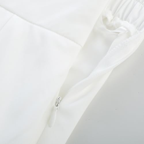 Image of Belle Poque Women's Midi Pleated A-Line Skirts Pockets