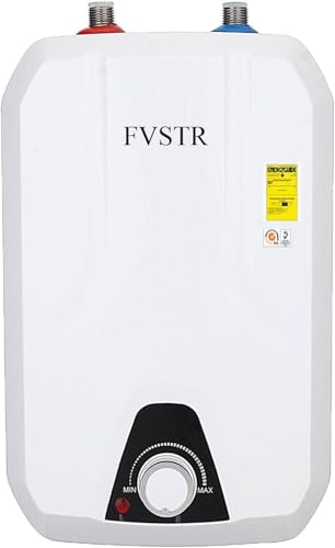 Chauffe eau Instantané Électrique sans Réservoir avec Technologie de Température Auto-modulante 220V 7kW pour Chaudière Unique Cuisine de Salle de Bains de Rression (White-1.5KW)