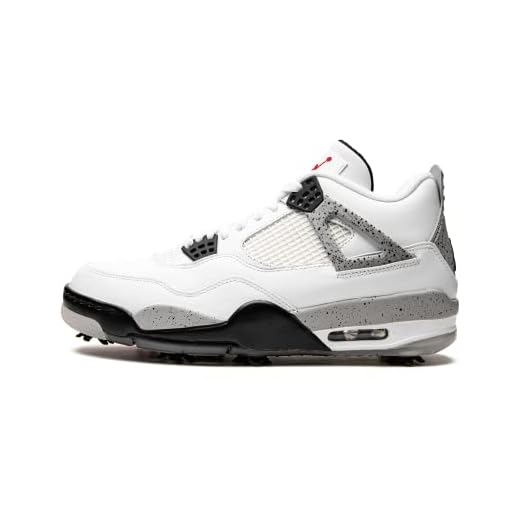 Jordan Mens 4 Golf CU9981 100 White Cement - Size 11.5