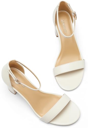 Sandales à talons de mariage blanc en 38.5 pour une soirée d'été élégante - 6