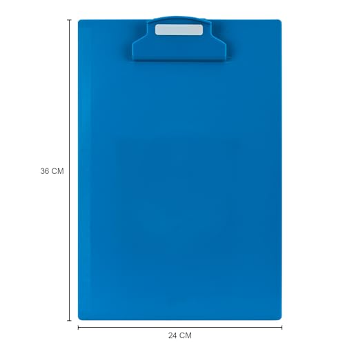 Image of Cubic Blue Exam Board - Unbreakable A4 Writing Pad & Clipboard for Students, Competitive Exams & Office Use