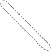 Produktbild Jobo Damen-Zopfkette aus 333 Weißgold 1,0 mm 45 cm