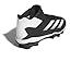 Adidas Boys Adizero Impact Mid Top Baseball, Black/White/Black, 5.5