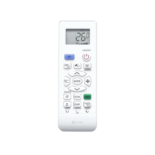 Image of 7SEVEN Compatible with Sharp AC Remote Control Model 156B Suitable for 1 1.5 2 Ton Split and Window Air Conditioner - Match Each Key by Key Exactly with Existing AC Remote Function
