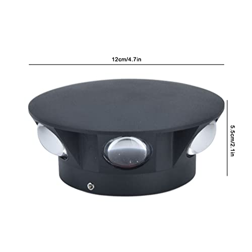 Lámpara de pared LED mini hongo interior moderna decorativa de aluminio 2