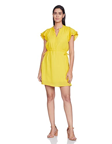 Image of SERA Women's Georgette A-Line Midi Dress
