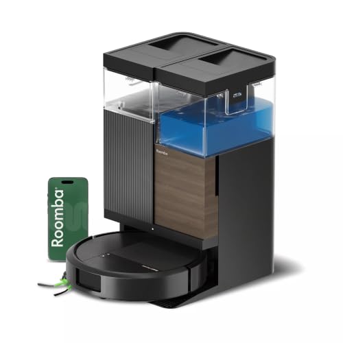 Image of iRobot Roomba Plus 575 Robot Vacuum & Mop Combo, 25,000Pa Suction, PrecisionVision AI Obstacle Avoidance, 90 Days Emptying, Multifunction Dock, Self‑Cleans, Heated Wash & Dry, Lifting Spinning Mops
