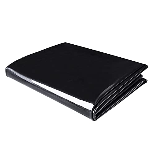 MYFAMIREA 4 FT x 7 FT Pond Liner, 20 Mil HDPE Pond Liner Pond Skins, Sun Resistant Preformed Easy Cutting Pond Liner Underlayment for Fish Koi Ponds, Garden Fountain, Waterfall Fish Pond