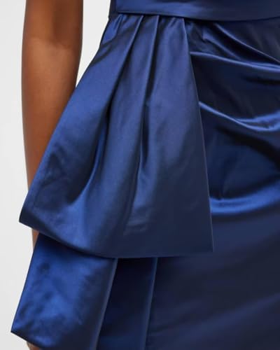 Satin Mother of The Bride Dress for Wedding Off Shoulder Mermaid Formal Evening Gown Ruched Wedding Guest Dress3