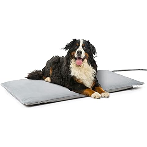 Toozey Outdoor Heizdecke Haustier mit Wasserdicht Abdeckung und Kaubeständigem Kabel, Automatische Temperaturregelung für Neugeborene, Schwanger, Alte, Gelenke Verletzt Katzen und Hunde, 40x70cm Cover