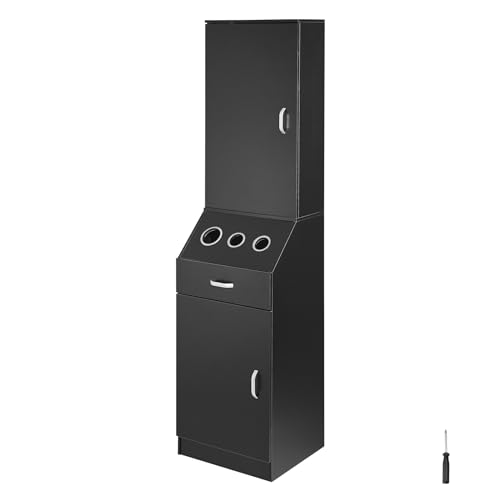 Station de coiffure VEVOR meuble de salon pour organiser outils