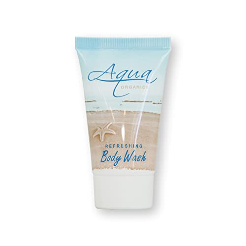Aqua Organics Body Wash, Travel Size Beach Hotel Amenities, 1 Oz (Case Of 300) #TOP2