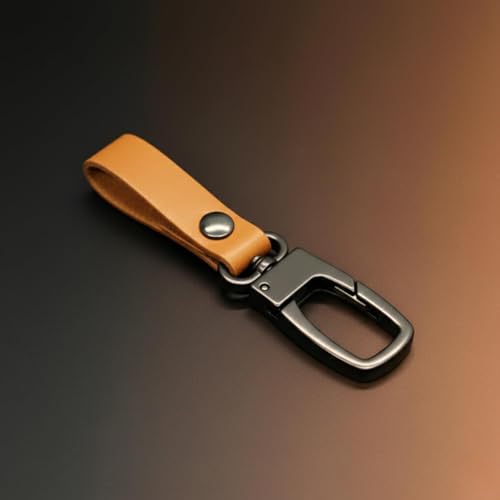 Image of THE MEN THING - Stylish Multicolor Stainless Steel Keychain for Men & Boys (URBAN AXIS BROWN)