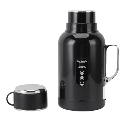 Tetera eléctrica portátil Dpofirs 1300ml acero inoxidable miniatura 4
