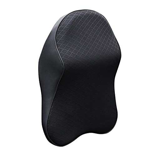 Hengjierun Coussin D'appui-tête pour Siège De Voiture, Coussin D'appui-tête en Mousse À Mémoire De Forme, Coussin D'appui-tête pour Le Soulagement De La Douleur Au Cou Et Le Soutien Cervical Cover