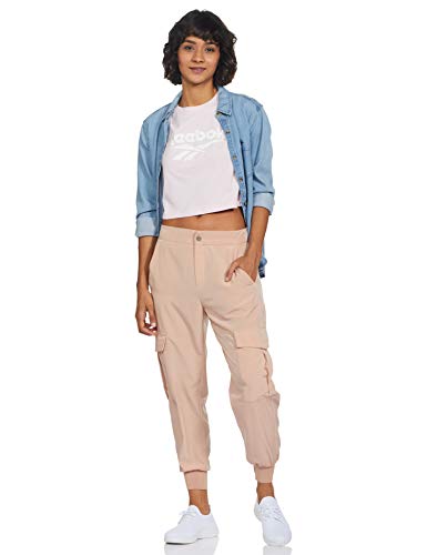 Image of Reebok Women's Solid Regular Fit Sports T-Shirt