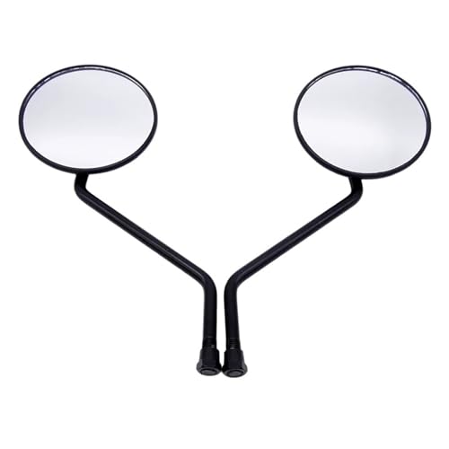 Espejos Motocicleta 1 Par Espejos Retrovisores Universales para Motocicleta 10 Mm para Manillar Y Extremos Manillar Redondos Aluminio. Espejo Retrovisor