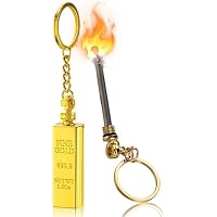Amazon.co.jp: 【1万回使える】金塊デザインのマッチ 防水マッチ