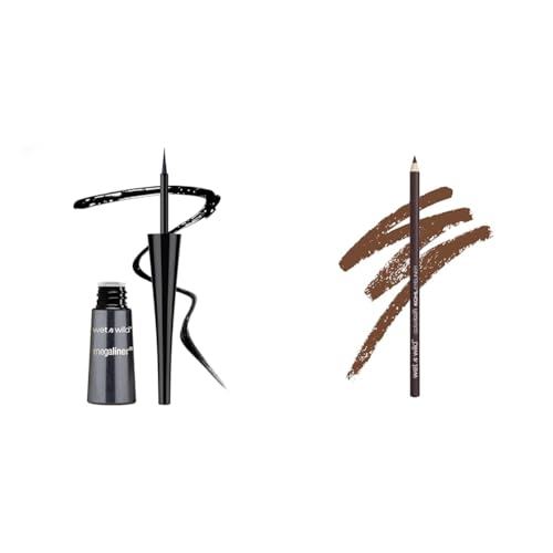 wet n wild MegaLiner Delineador Líquido y Lápiz Simma Brown miniatura 1