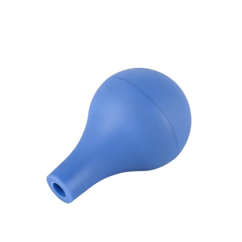 Poire d'aspiration en caoutchouc pour pipette d'eau de laboratoire, adaptée aux pipettes en verre de 5 ml/10 ml, bleu et rouge, 5 ml à 10 ml