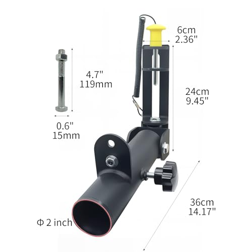 Base de mine terrestre barre en T MARLANG fixation rack musculation 50mm - 2