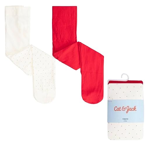 Cat & Jack Girls' Tights 2 Pairs