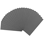 25 pcs 2000 Grit Sandpaper Set Wet and Dry Sandpaper for Wood Walls Metals Cars Sand Paper 9 x 3.6 Inch