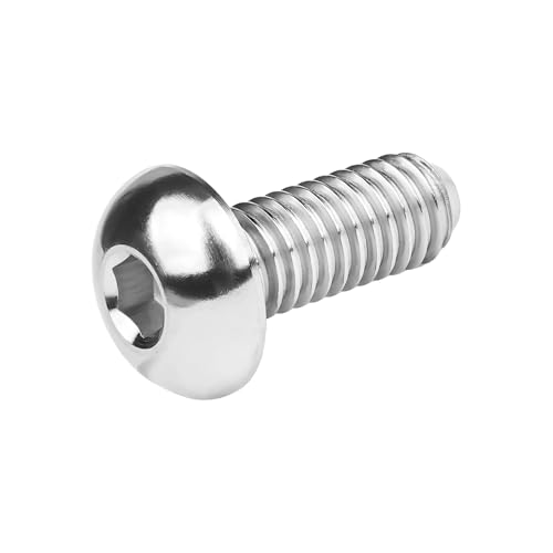 Image of Titanium Bolt M3 8 10 12 15mm Allen Key Head Screws for Bicycle Pack of 4 (Normal Titanium, M3x12mm)
