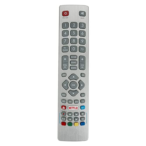 VINABTY SHWRMC0128 Replaced Remote Control Compatible with TV SHW/RMC/0128 sub SHWRMC0120 LC-49CFG6001E LC-49CFG6001K LC-50UI7422E LC-43CFG6001K LC-43CFG6002E LC-43FG5242E